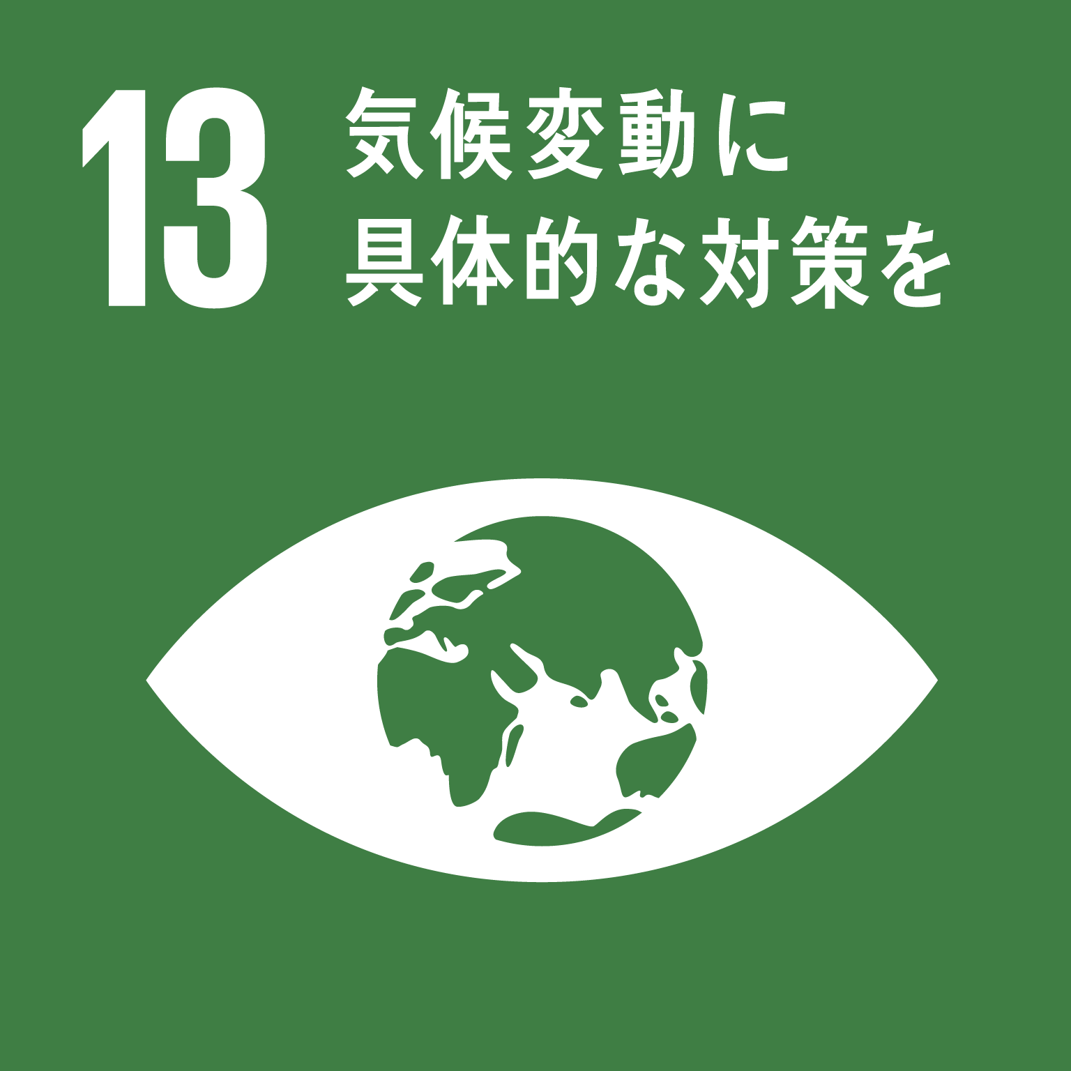 SDGs 気候変動に具体的な対策を